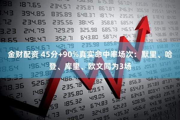 金财配资 45分+90%真实命中率场次：默里、哈登、库里、欧文同为3场