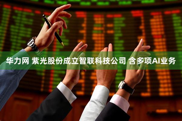华力网 紫光股份成立智联科技公司 含多项AI业务