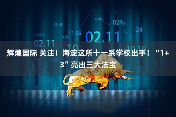 辉煌国际 关注！海淀这所十一系学校出手！“1+3”亮出三大法宝