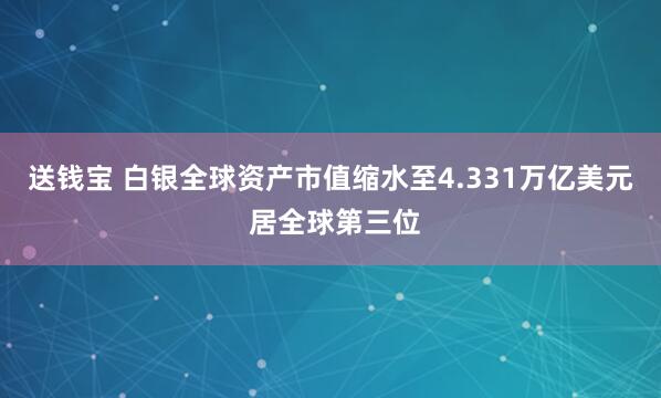 送钱宝 白银全球资产市值缩水至4.331万亿美元 居全球第三位