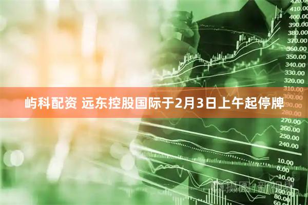 屿科配资 远东控股国际于2月3日上午起停牌