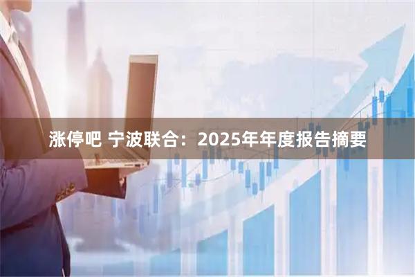 涨停吧 宁波联合：2025年年度报告摘要