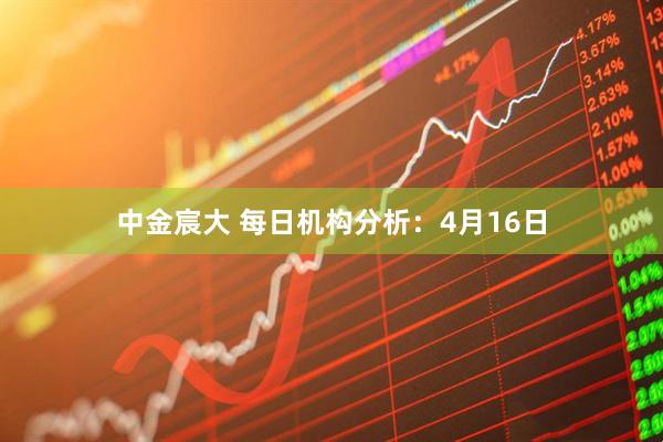 中金宸大 每日机构分析：4月16日