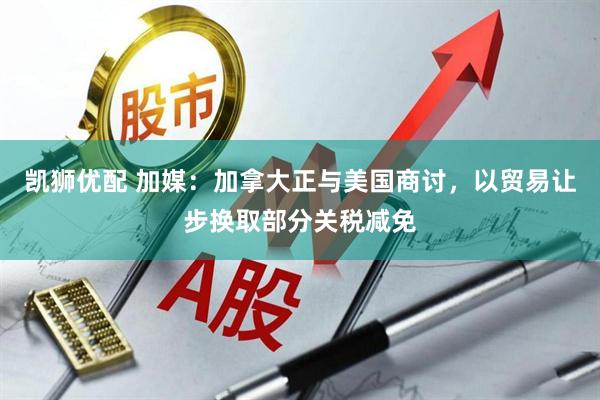 凯狮优配 加媒：加拿大正与美国商讨，以贸易让步换取部分关税减免